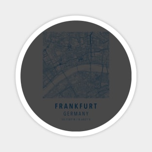 frankfurt simple map Magnet